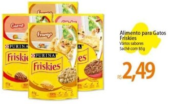 Atacadão Alimento para Gatos Friskies Vários sabores Saché com 85g oferta