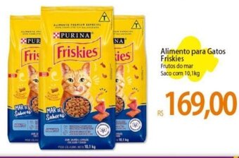 Atacadão Alimento para Gatos Friskies Frutos do mar Saco com 10,1kg oferta