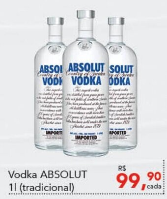 Cometa Supermercados Vodka ABSOLUT 11 (tradicional) oferta
