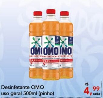 Cometa Supermercados Desinfetante OMO uso geral 500ml (pinho) oferta