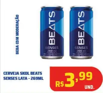Tatico CERVEJA SKOL BEATS SENSES LATA-269ML oferta
