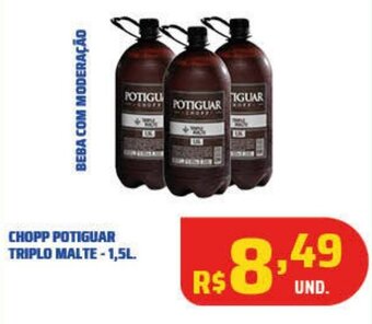 CHOPP POTIGUAR TRIPLO MALTE - 1,5L.