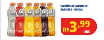 Tatico ISOTÔNICO GATORADE SABORES - 500ML oferta