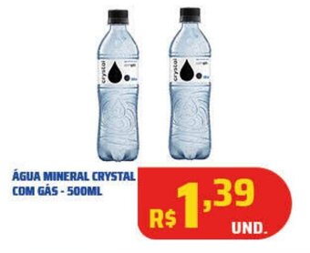 Tatico ÁGUA MINERAL CRYSTAL COM GÁS-500ML oferta