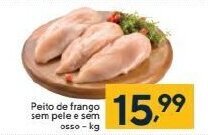 Coop Peito de frango sem pele e sem osso-kg oferta