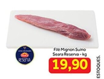 Shibata Supermercados Filé Mignon Suino Seara Reserva-kg oferta