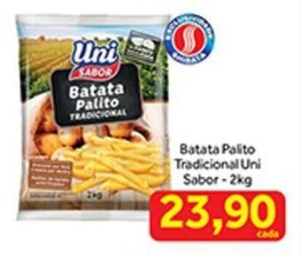 Shibata Supermercados Batata Palito Tradicional Uni Sabor-2kg oferta