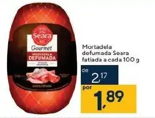 Coop Mortadela defumada Seara fatiada a cada 100 g oferta