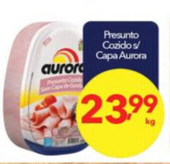 Lopes Supermercados Presunto Cozido s/ Capa Aurora 1kg oferta