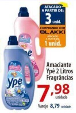 Akki Atacadista Amaciante Ypê 2 Litros Fragrâncias oferta