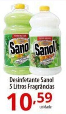 Akki Atacadista Desinfetante Sanol 5 Litros Fragrâncias oferta