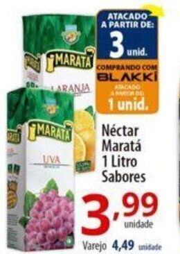 Akki Atacadista Néctar Maratá 1 Litro Sabores oferta