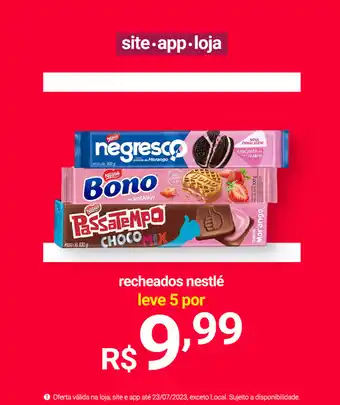 Lojas Americanas recheados nestlé leve 5 por oferta
