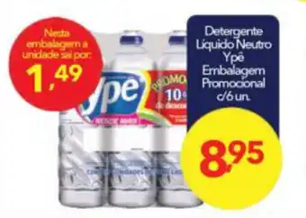 Lopes Supermercados Detergente Liquido Neutro Ype oferta