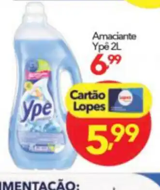 Lopes Supermercados Amaciante Ype 2L oferta