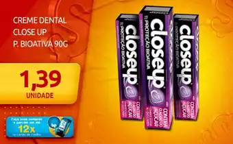 Creme Dental Close up P. Bioativa 90g