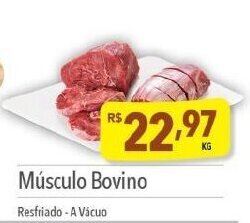 Supermercados Condor Músculo Bovino Resfriado - A Vácuo oferta