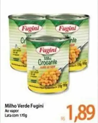 Atacadão Milho Verde Fugini lata 170g oferta