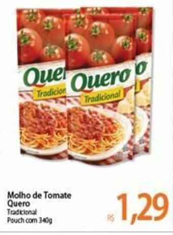 Atacadão Molho de Tomate Quero 340g oferta