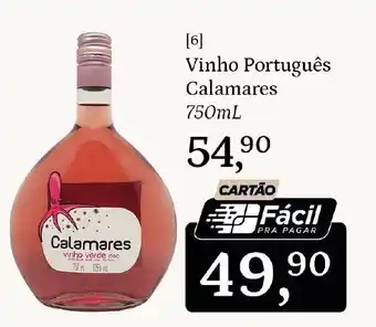 Supermercados São Vicente Vinho Português Calamares 750mL oferta