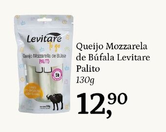 Queijo Mozzarela de Búfala Levitare Palito 130g