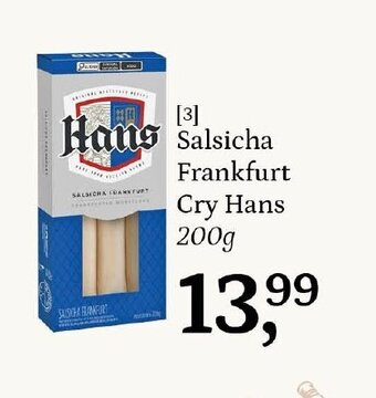 Salsicha Frankfurt Cry Hans 200g