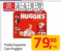 Tenda Atacado Fralda supreme care huggies oferta