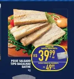 Mercantil Rodrigues Peixe salgado tipo bacalhau saithe kg oferta