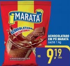 Mercantil Rodrigues Achocolatado em pó maratá 1kg oferta