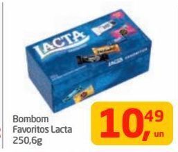 Tenda Atacado Bombom favoritos lacta 250,6g oferta