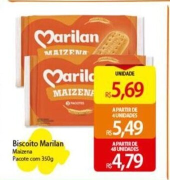 Atacadão Biscoito Marilan Maizena Pacote com 350g oferta