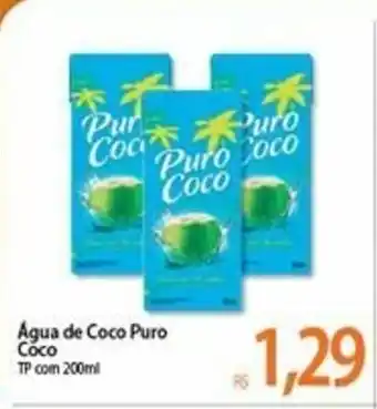 Atacadão Agua de Coco Puro Coco 200ml oferta