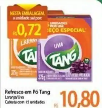 Atacadão Refresco em po Tang Laranja/ Uva com 15 unidades oferta