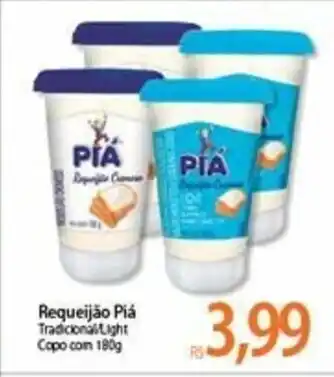 Atacadão Requeijao Pia Copo 180g oferta