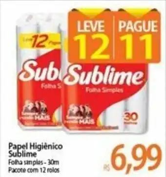 Atacadão Papel Higiénico Sublime oferta