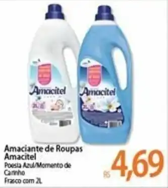 Atacadão Amaciante de Roupas Amacitel 2L oferta