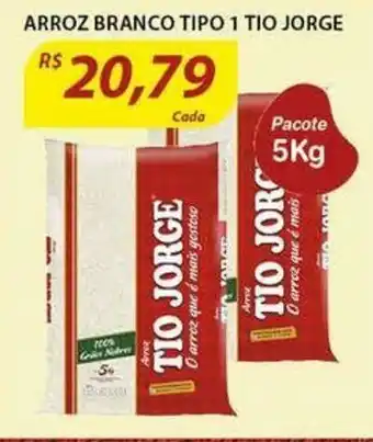 Assaí Atacadista Arroz Branco tipo 1 Tio Jorge 5kg oferta