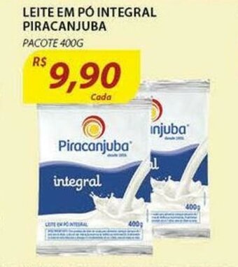Assaí Atacadista Leite em po Integral Piracanjuba 400g oferta