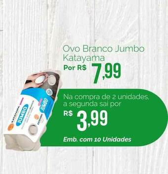 Oba Hortifruti Ovo Branco Jumbo Katayama oferta