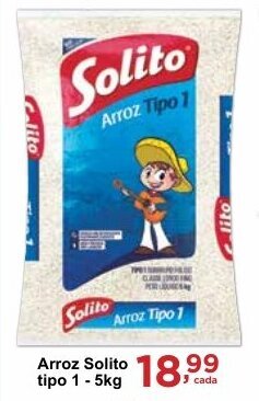 Rossi Supermercado Arroz Solito tipo 1-5kg oferta