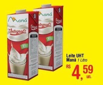 Fort Atacadista Leite UHT Maná 1 Litro oferta