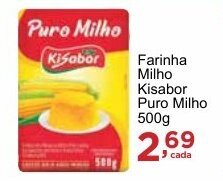 Rossi Supermercado Farinha Milho Kisabor Puro Milho 500g oferta