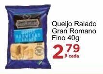 Rossi Supermercado Queijo Ralado Gran Romano Fino 40g oferta