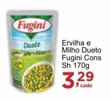 Rossi Supermercado Ervilha e Milho Dueto Fugini Cons Sh 170g oferta