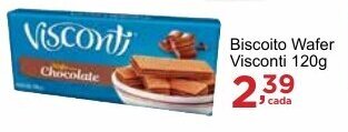 Rossi Supermercado Biscoito Wafer Visconti 120g oferta