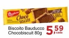 Rossi Supermercado Biscoito Bauducco Chocobiscuit 80g oferta