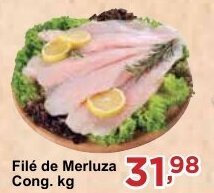 Rossi Supermercado Filé de Merluza Cong. kg oferta