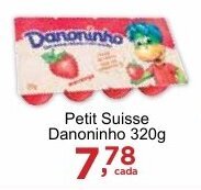 Rossi Supermercado Petit Suisse Danoninho 320g oferta