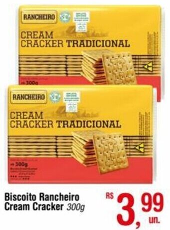 Fort Atacadista Biscoito Rancheiro Cream Cracker 300g oferta