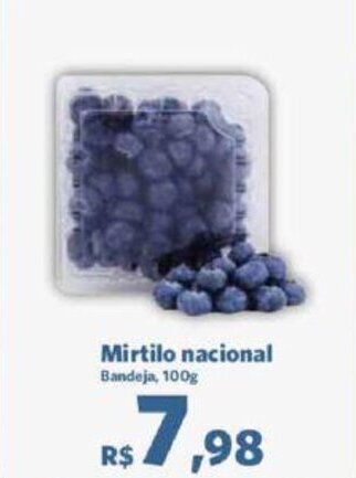 Sam's Club Mirtilo nacional Bandeja, 100g oferta